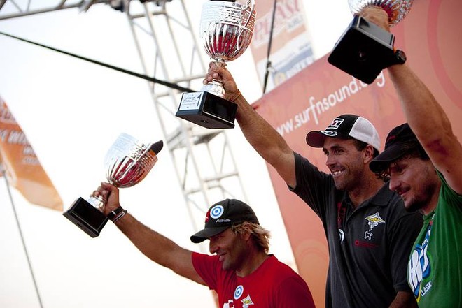 Micah Buzianis takes the win - Pegasus Airlines PWA World Cup Alacati, Turkey 2010 ©  John Carter / PWA http://www.pwaworldtour.com